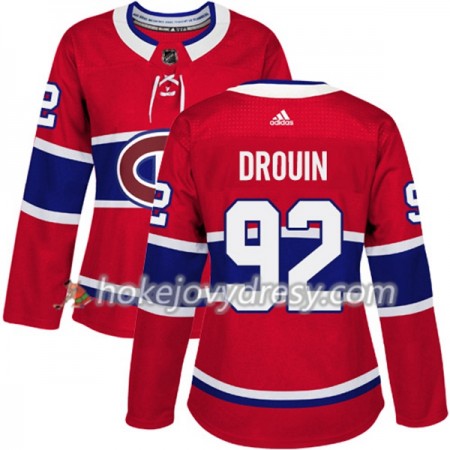 Dámské Hokejový Dres Montreal Canadiens Jonathan Drouin 92 Červená 2017-2018 Adidas Authentic